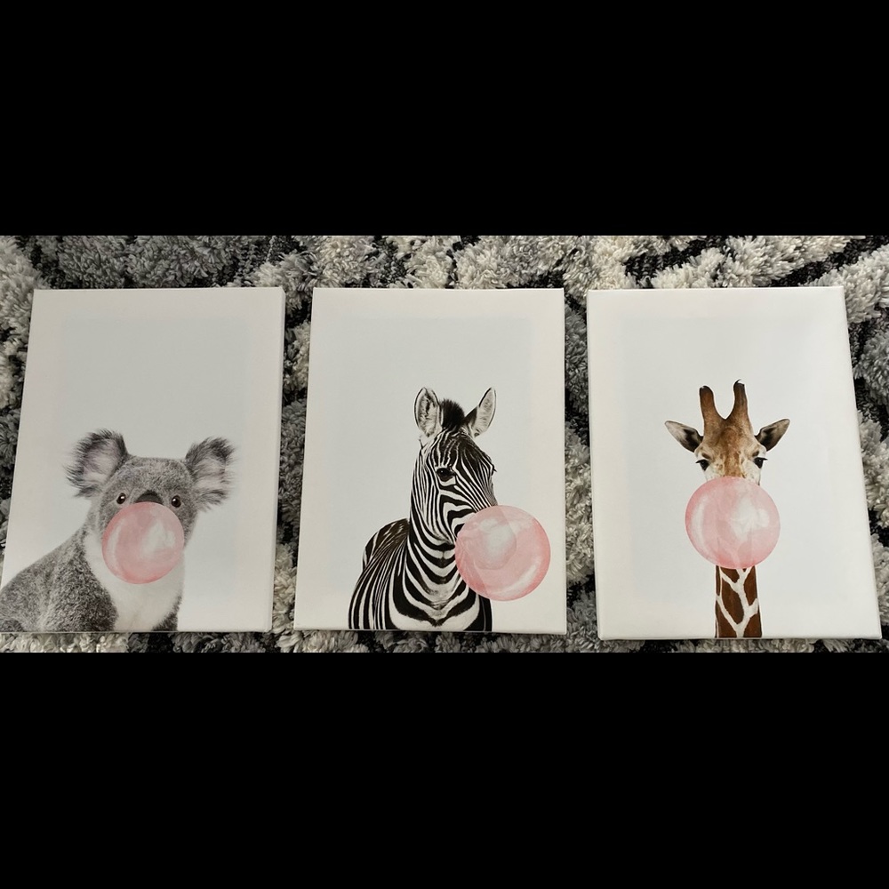 Kids bedroom decor canvas